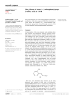 The β-form of trans-3-(2-nitrophenyl)prop-2-enoic acid at 130K