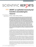 dbEMT: an epithelial-mesenchymal transition associated gene resource