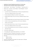 Identification of unusual Chlamydia pecorum genotypes in Victorian koalas (Phascolarctos cinereus) and clinical variables associated with infection