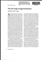 The Full Range of Ugly Australians: Australian Film in 1999