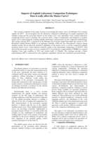 Impacts of Asphalt Laboratory Compaction Techniques: Does it Really Impact the Master Curve?