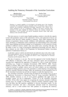 Auditing the Numeracy Demands of the Australian Curriculum