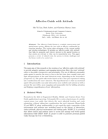 Affective Guide with Attitude