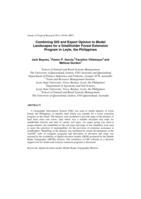 Combining GIS and Expert Opinion to Model Landscapes for a Smallholder Forest Extension Program in Leyte, the Philippines