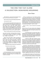 The one they sat alone a valediction: demanding mourning