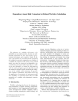 Dependency-based risk evaluation for robust workflow scheduling