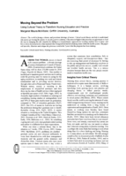 Moving Beyond the Problem: Using Cultural Theory to Transform Nursing Education and Practice