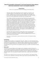 Does the summative assessment of real world learning using criterion-referenced assessment need to be discipline specific?