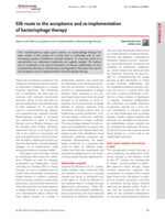 Silk route to the acceptance and re-implementation of bacteriophage therapy