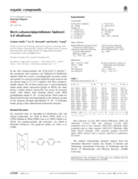 Bis(4-carbamoylpiperidinium) biphenyl-4,4′-disulfonate