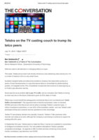 Telstra on the TV casting couch to trump its telco peers
