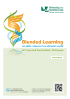 2013 Learning & Teaching Week: Blended Learning: an agile response to a dynamic world
