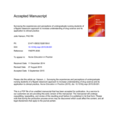 Surveying the experiences and perceptions of undergraduate nursing students of a flipped classroom approach to increase understanding of drug science and its application to clinical practice