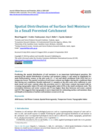 Spatial Distribution of Surface Soil Moisture in a Small Forested Catchment