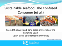 Sustainable Seafood: The Confused Consumer