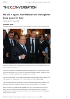 He did it again: how Berlusconi managed to keep power in Italy