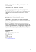 Vitamin D and sun protection: The impact of mixed public health messages in Australia