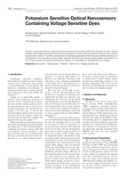 Potassium sensitive optical nanosensors containing voltage sensitive dyes