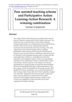 Peer assisted teaching scheme and participative action learning - Action Research: A winning combination