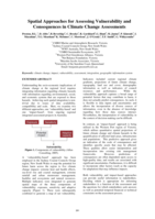 Spatial Approaches for Assessing Vulnerability and Consequences in Climate Change Assessments