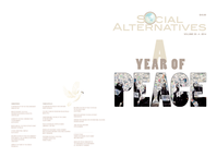 Cover Design: Social Alternatives Vol. 33, No. 4