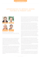 Opportunities to improve access for men to primary care