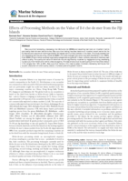 Effects of Processing Methods on the Value of Bêche-de-mer from the Fiji Islands