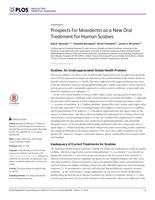 Prospects for Moxidectin as a New Oral Treatment for Human Scabies