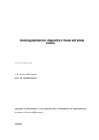 Advancing leptospirosis diagnostics in human and animal systems