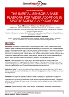 The inertial sensor: a base platform for wider adoption in sports science applications