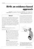 Birth: an evidence-based approach