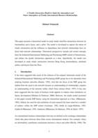 A Triadic Interaction Model to Study the Atmosphere and Outer Atmosphere of Triadic International Business Relationships