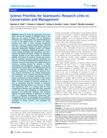 Science priorities for seamounts: research links to conservation and management