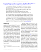 Experimental and theoretical investigation of the triple differential cross section for electron impact ionization of pyrimidine molecules