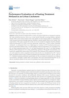 Performance Evaluation of a Floating Treatment Wetland in an Urban Catchment