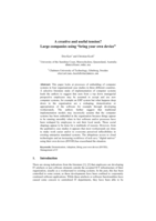 A creative and useful tension? Large companies using “bring your own device”