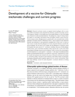 Development of a vaccine for Chlamydia trachomatis : challenges and current progress