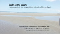 Death on the beach: a systems analysis of driving accidents and stakeholders on K’gari