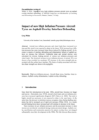 Impact of new High Inflation Pressure Aircraft Tyres on Asphalt Overlay Interface Debonding