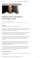 Switching sports: Jana Pittman’s psychological hurdles