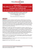 Reliability of the Turning Point Core Trainer as a Measure of Rotational Angles and Velocities