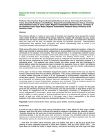 Beyond the Divide: University and Community Engagement, Wildlife and Relational Ethics