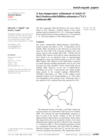 A low-temperature refinement of tris[N,N′-bis(2-hydroxyethyl) dithiocarbamato-κ2S,S′]-antimony(III)