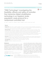 “FIND Technology”: investigating the feasibility, efficacy and safety of controller-free interactive digital rehabilitation technology in an inpatient stroke population: study protocol for a randomized controlled trial