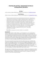 Charting the territory: Assessment terrains in undergraduate education