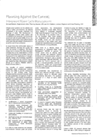 Planning Against the Current: Integrated Water Cycle Management