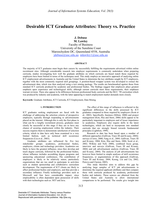 Desirable ICT Graduate Attributes: Theory versus Practice