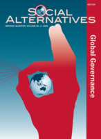 Cover Design: Social Alternatives Vol. 28, No. 2