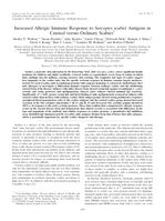 Increased allergic immune response to Sarcoptes scabiei antigens in crusted versus ordinary scabies