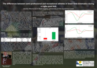 The differences between semi-professional and recreational athletes in lower limb kinematics during a rugby punt kick